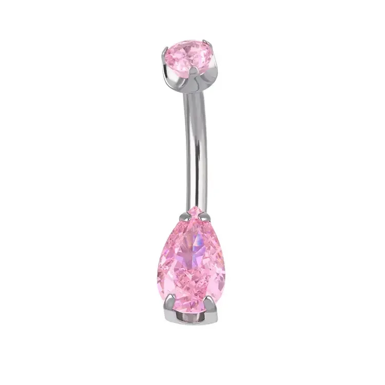Tremun Elyra Internally Threaded Teardrop Navel curve Tremun Elyra Internally Threaded Teardrop Navel curve