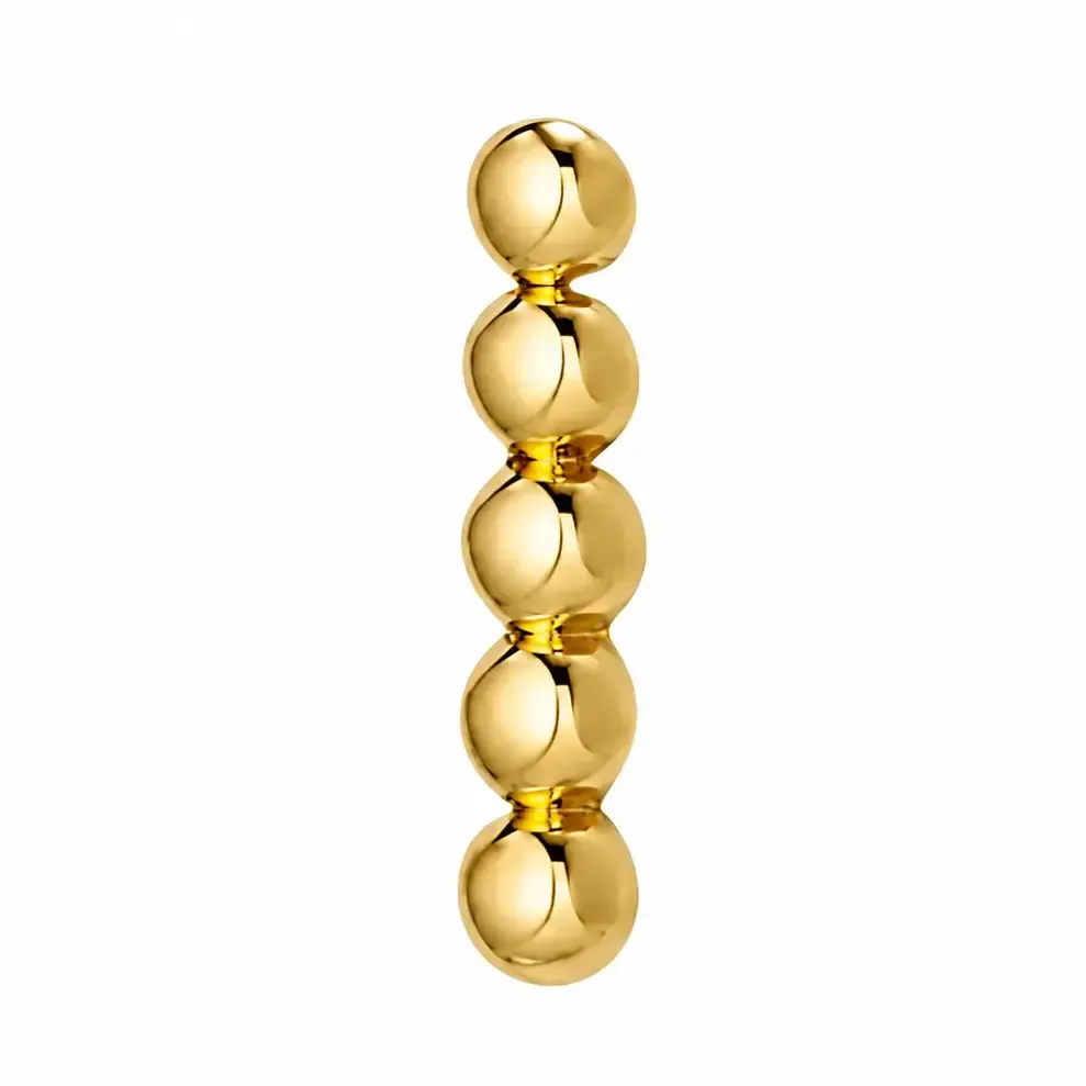 Bodygems 14k gold threadless Beadstring end