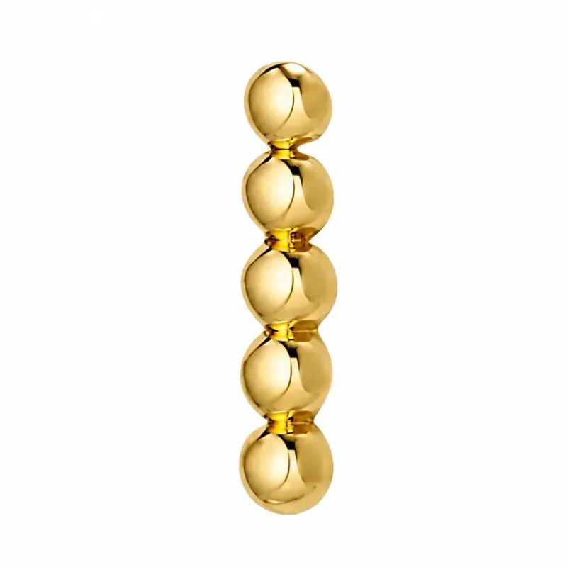 Bodygems 14k gold threadless Beadstring end