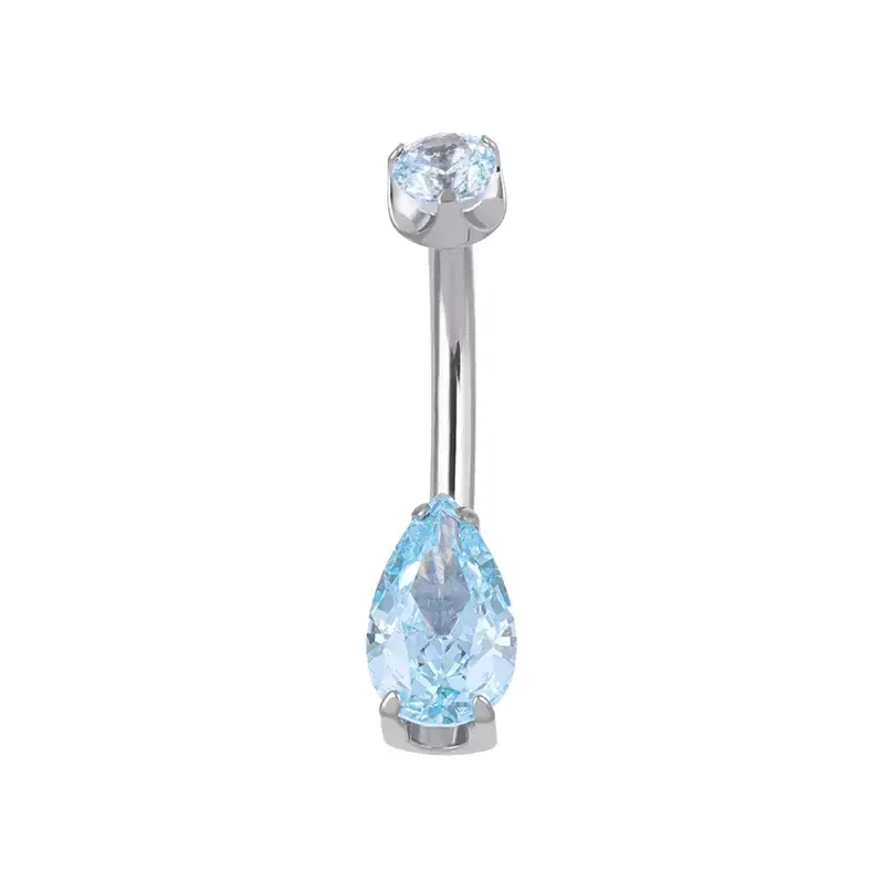 Tremun Elyra Internally Threaded Teardrop Navel curve Tremun Elyra Internally Threaded Teardrop Navel curve