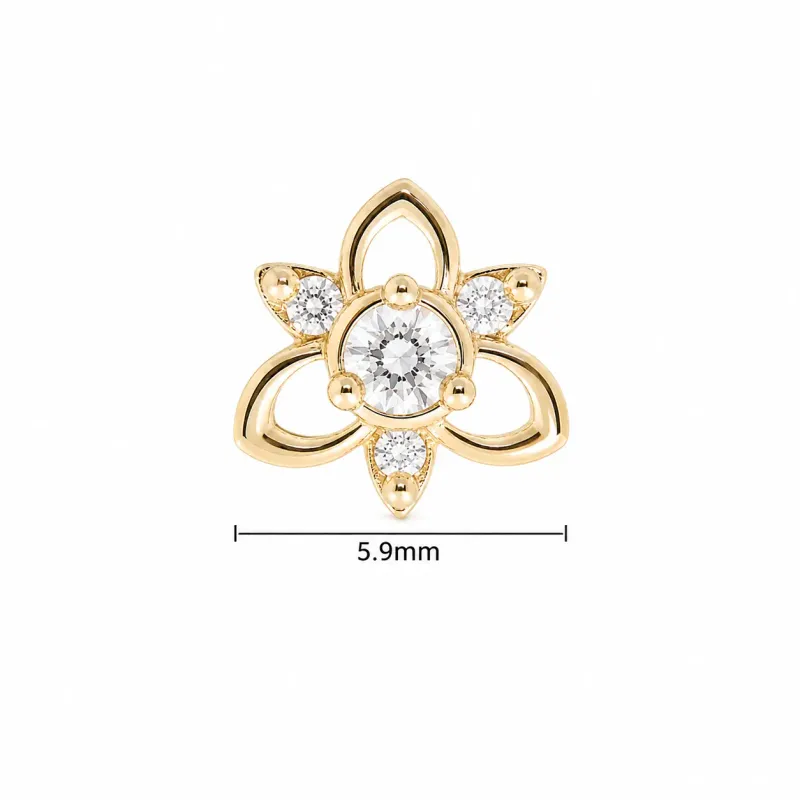 Alchemy Adornment "Kasi" threaded end