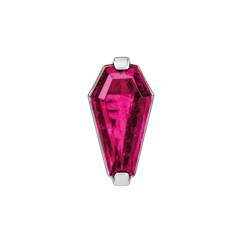 Neometal Threadless Titanium End - Gem Coffin Red
