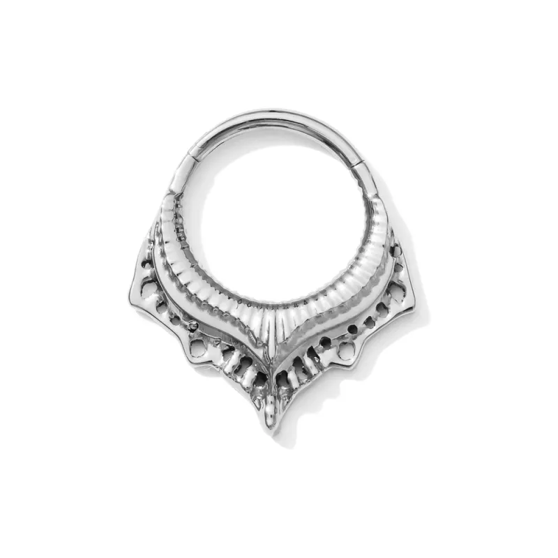 Tawapa Titanium Clicker Ring - Lily