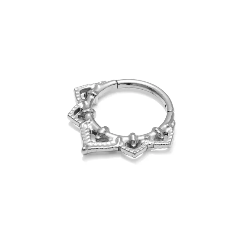 Tawapa Titanium Clicker Ring -Chantilly