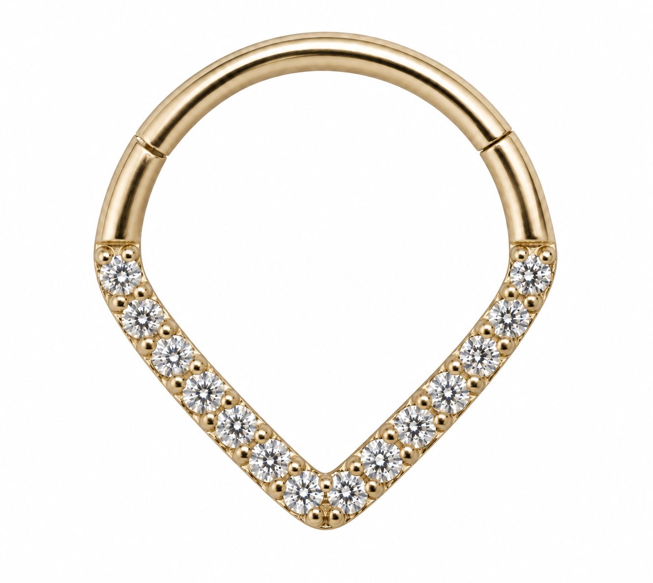 Canasteel 14k Gold Clicker Boomerang
