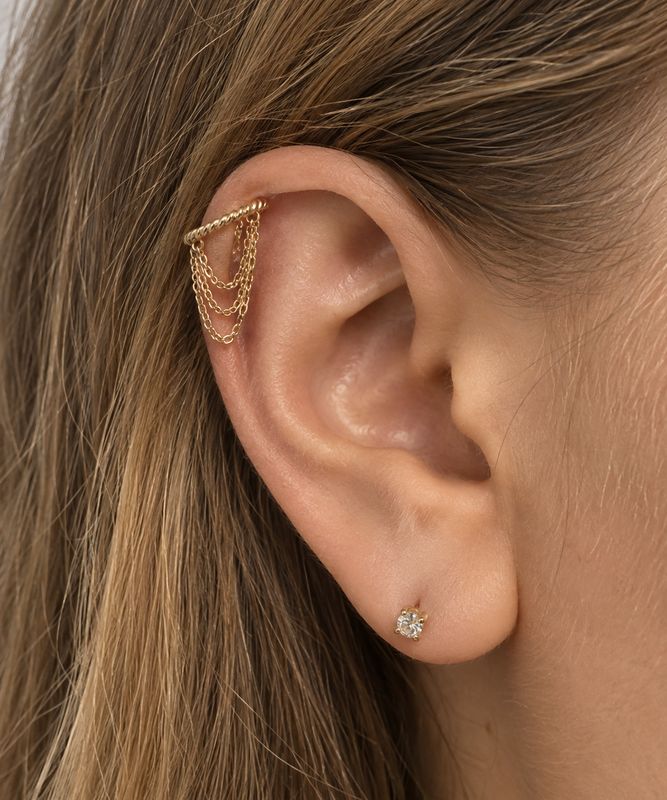 Canasteel 14K Gold Chain Clicker - Twister