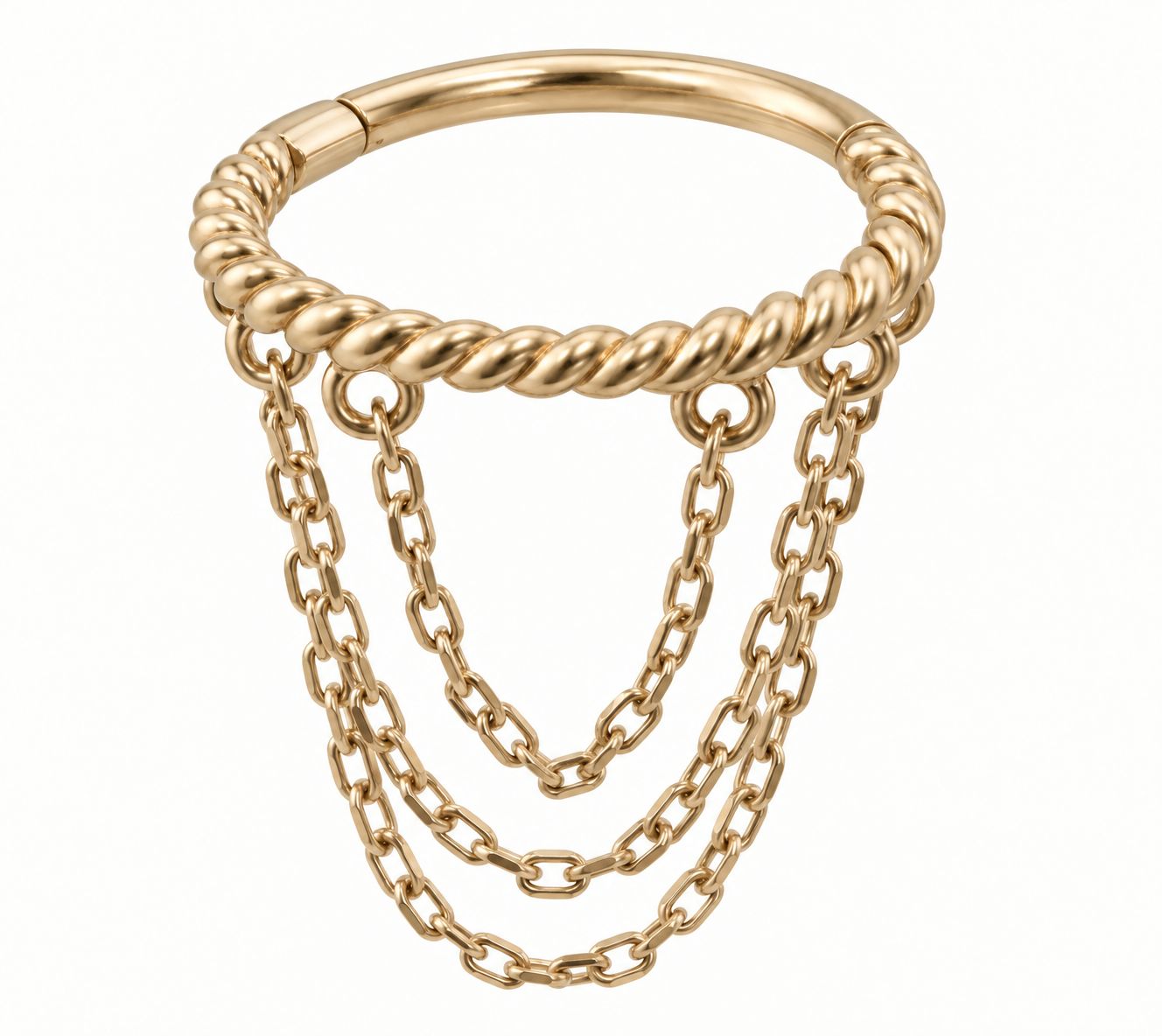 Canasteel 14K Gold Chain Clicker - Twister