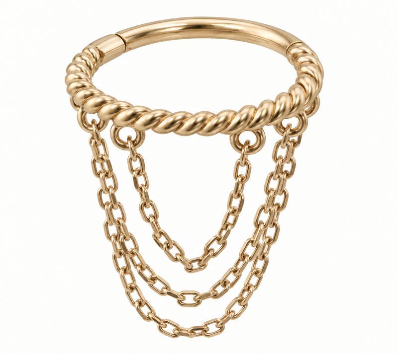 Canasteel 14K Gold Chain Clicker - Twister
