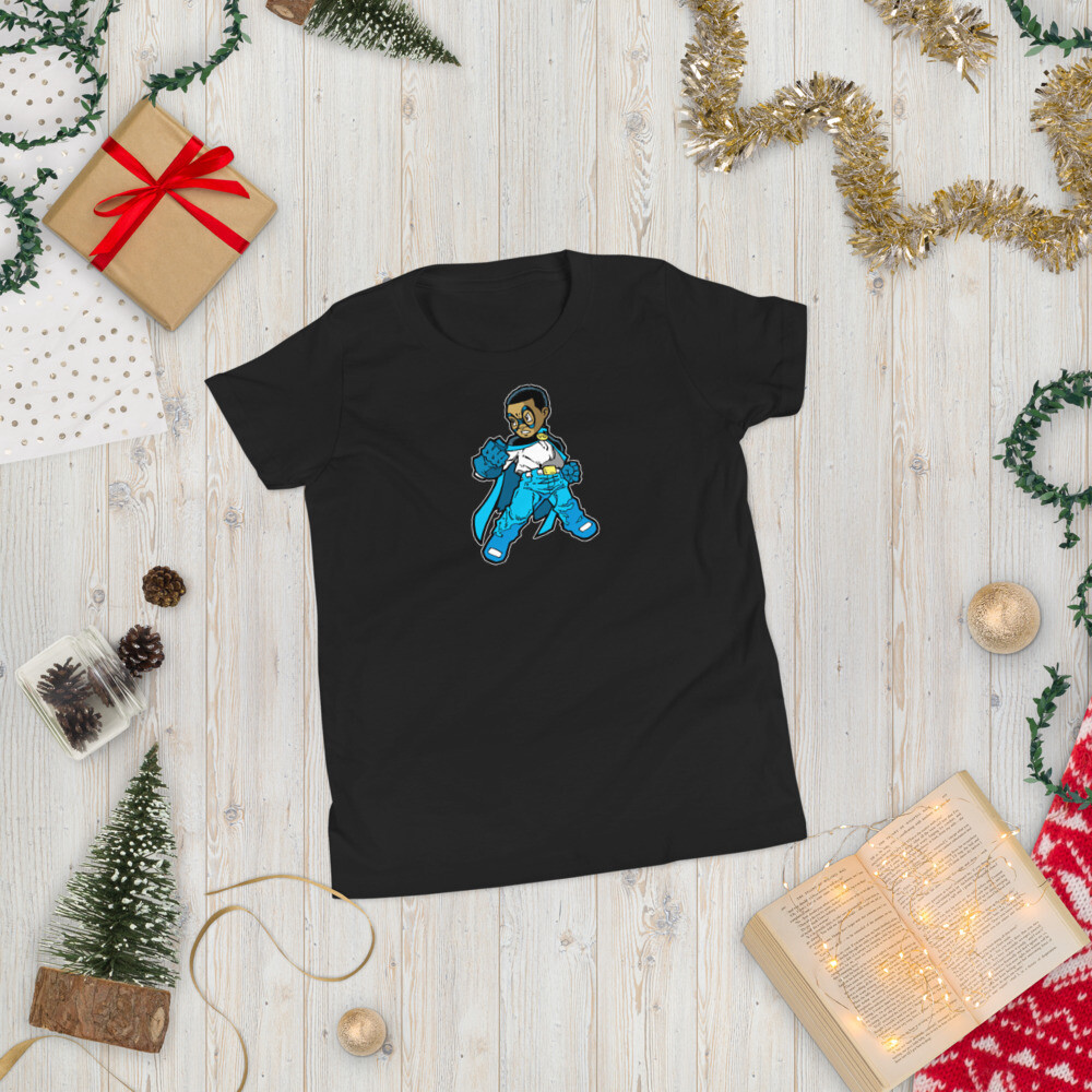 Little Hero Pose Youth Short Sleeve T-Shirt