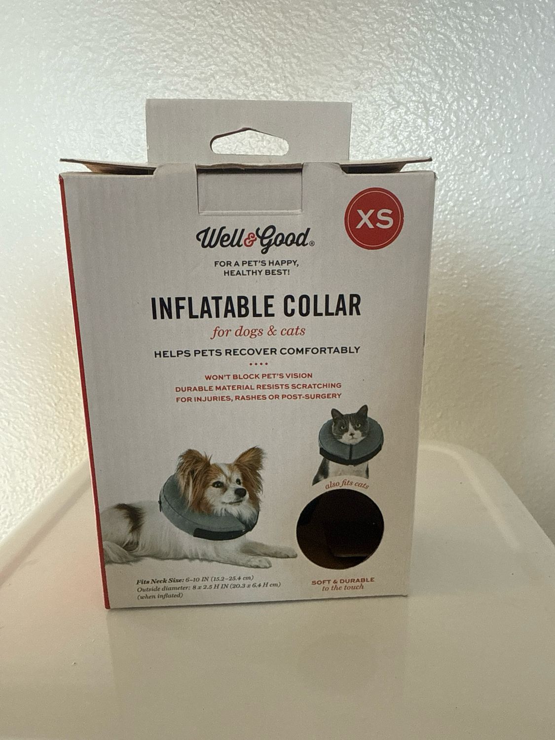 Inflatable collar para mascotas