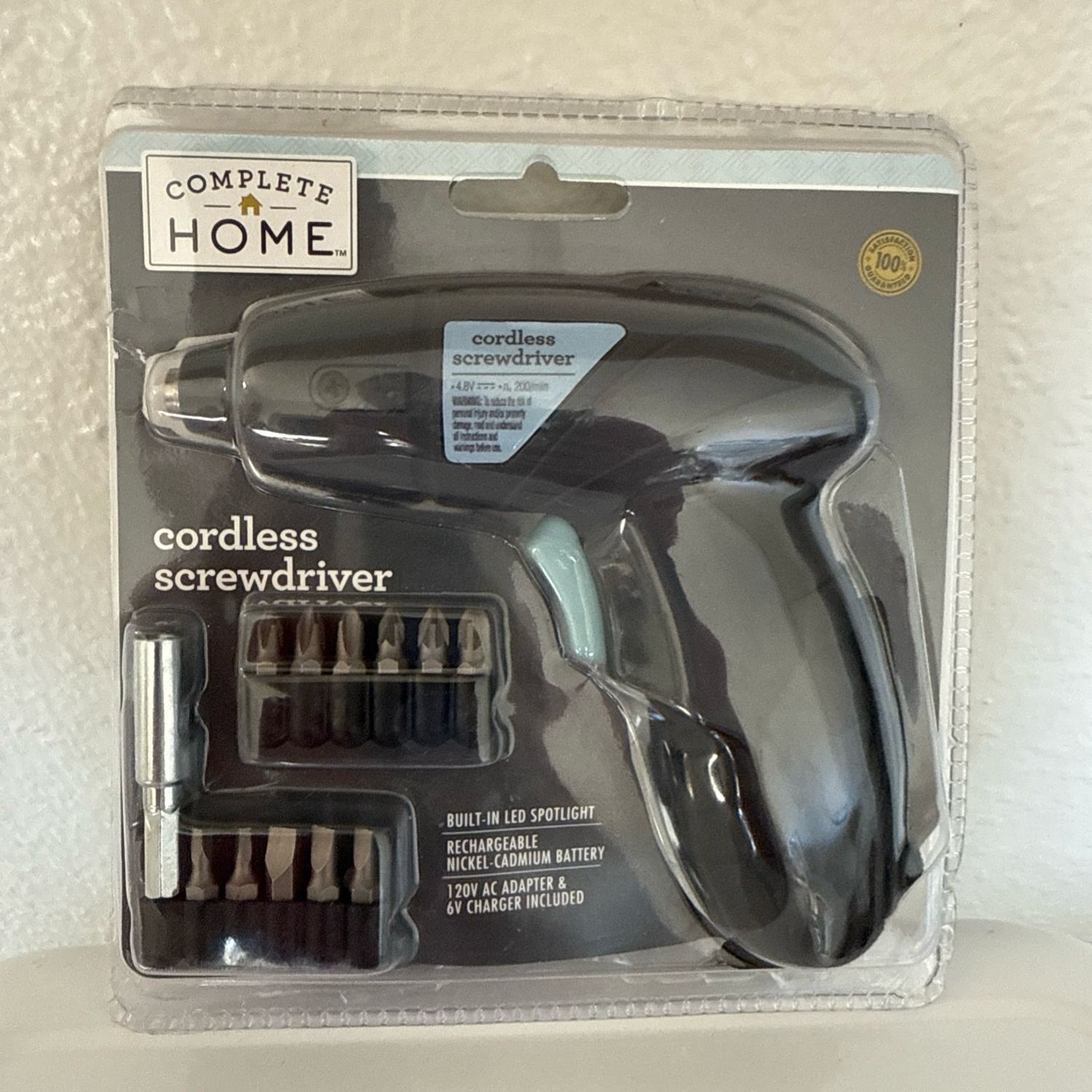 Cordless screwdriver