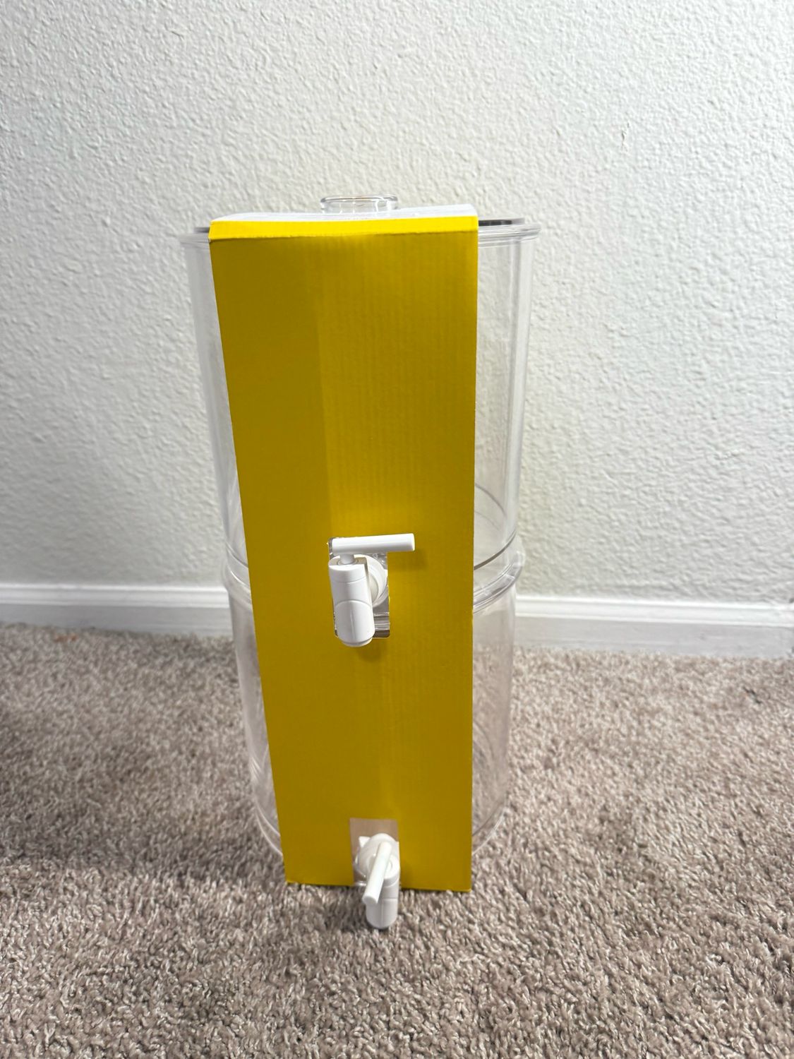 Dispensador doble acrílico