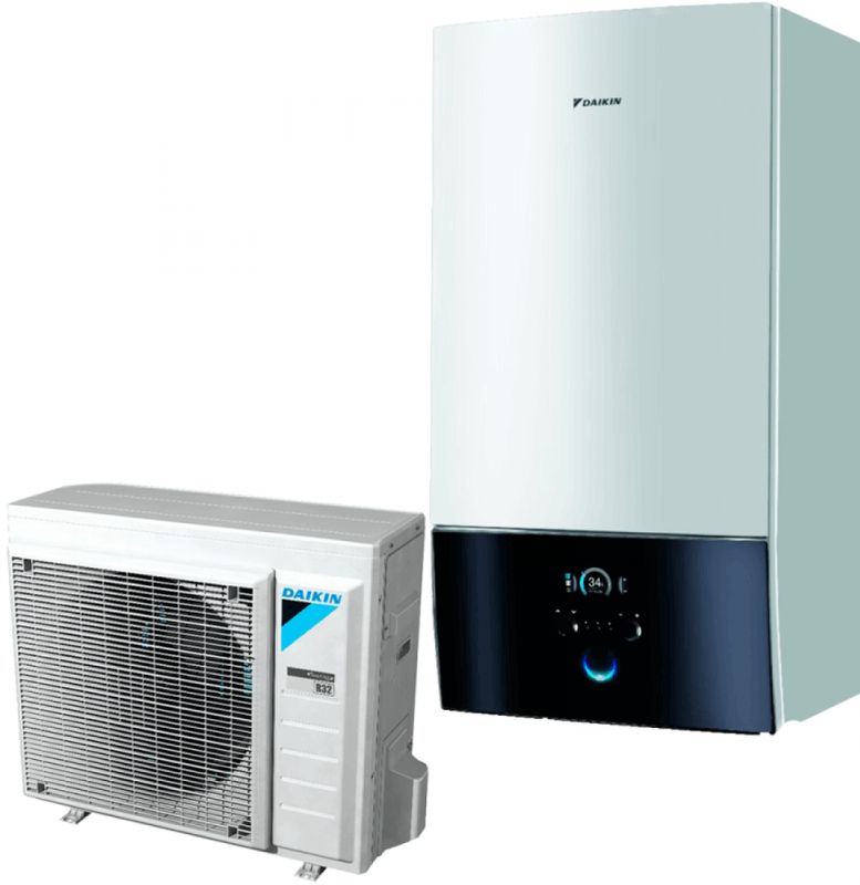 Daikin EHBX 4-8 kw ar atdalītu hidro moduli (Apkure un dzesēšana)