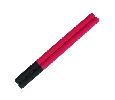Escrima Stick, Foam Padded, Black/Red, (Pair) 24"