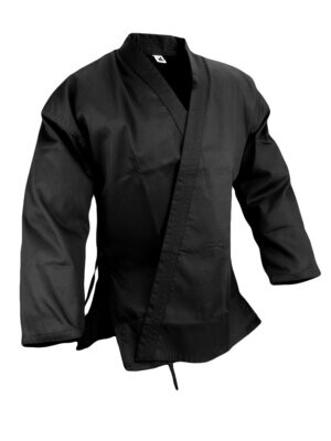 Student Karate Jacket, Light Weight, Black
