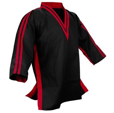 Team - Jacket V-neck, Black/Red Combo