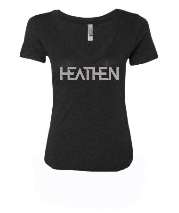 HEATHEN Deep V T-Shirt (Ladies)