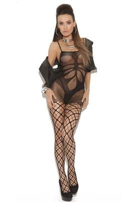 Floral Hellahot Bodystocking