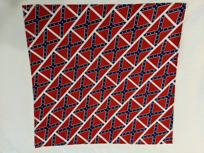 Bandana with Larger Diagonal Flag Images
