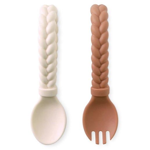 Itzy Spoon + Fork Set Toffee