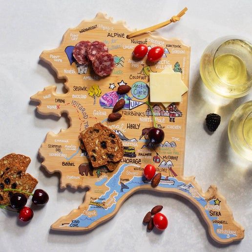 Alaska Painted Cutting Board
