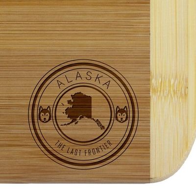 Alaska State Stamp Series 11" Cutting Board