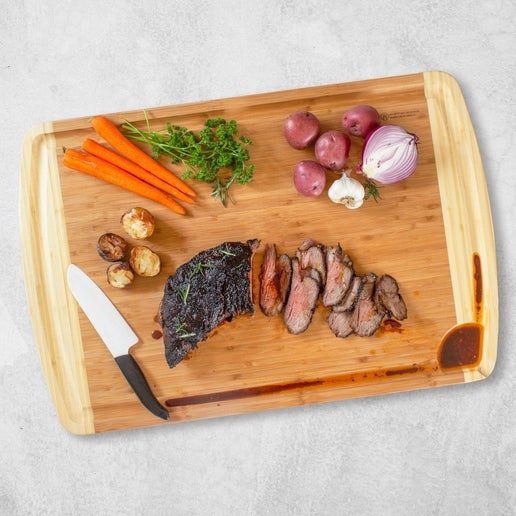 Large Cutting Board with Juice Groove, 30" x 20"