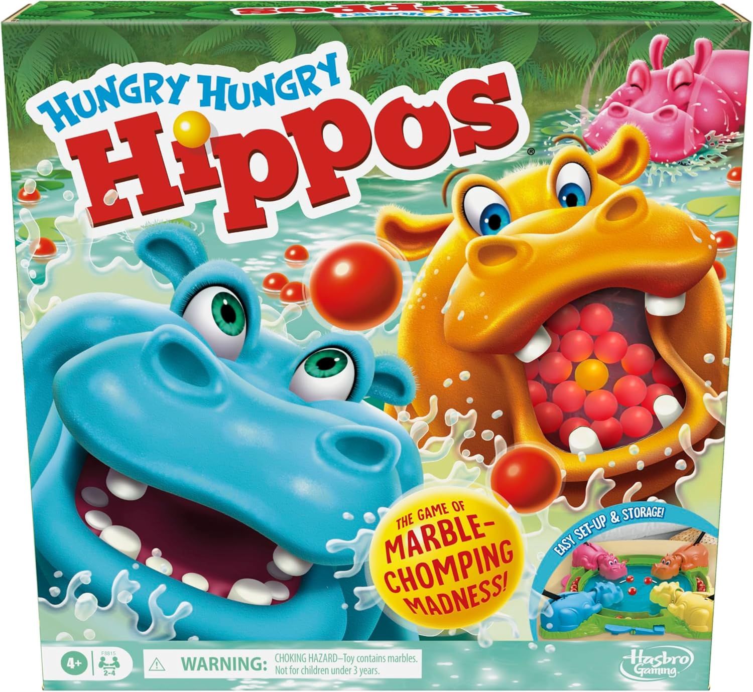 Hungry Hungry Hippos Marble Game