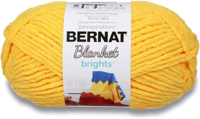 Bernat Blanket Brights - School Bus Yellow