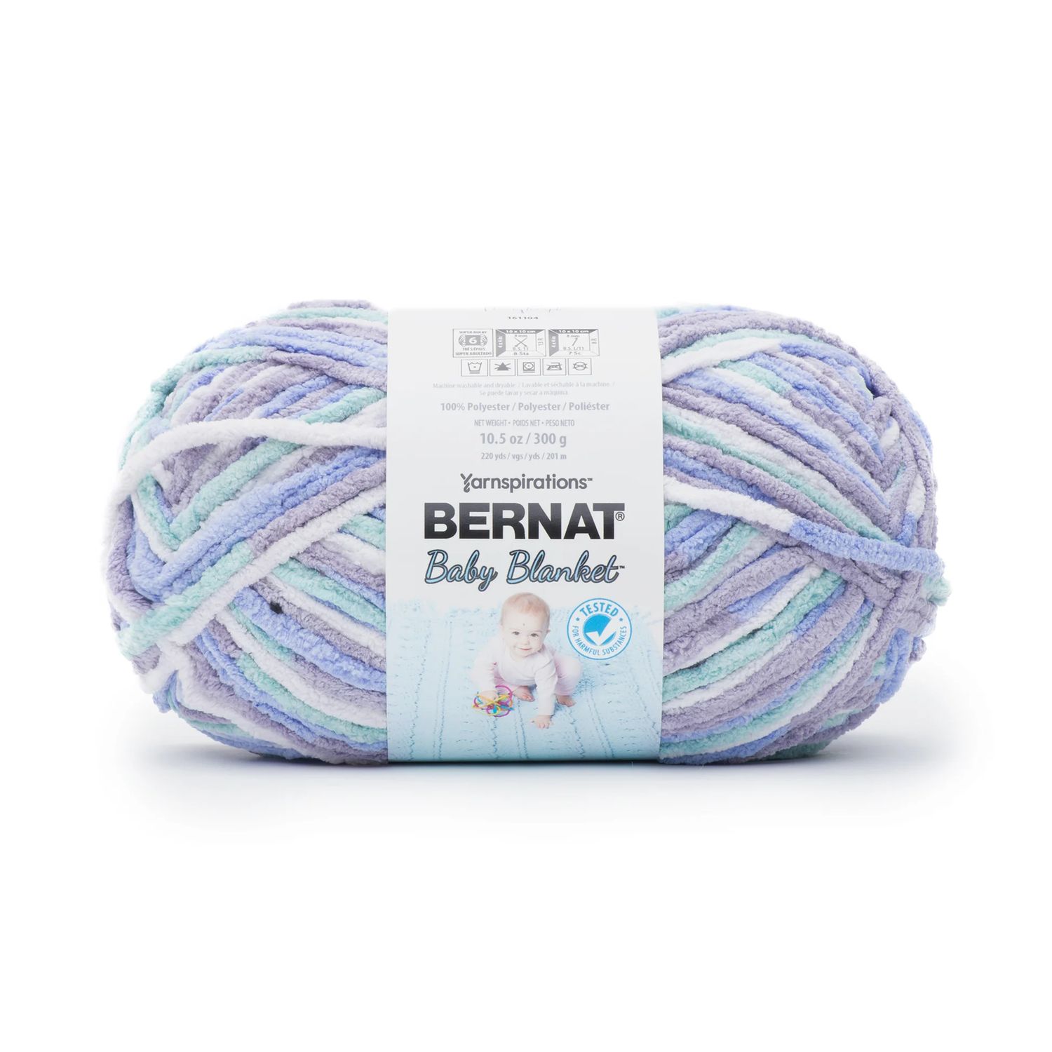 Bernat Baby Blanket - Posy Purple