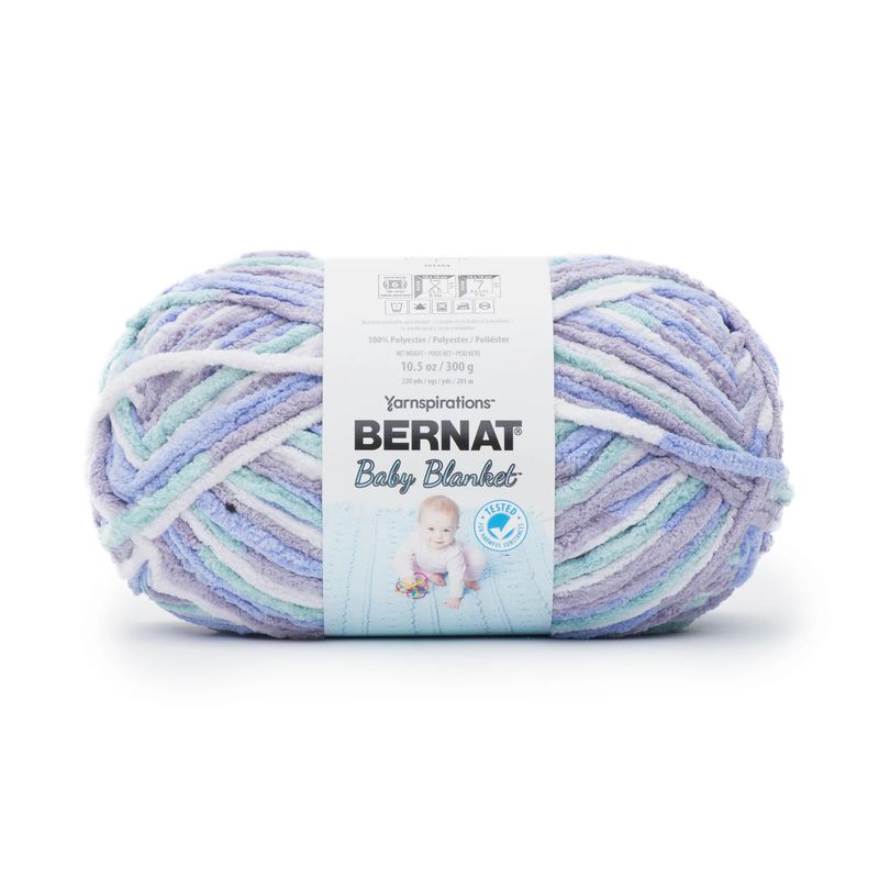 Bernat Baby Blanket - Posy Purple