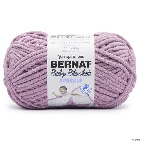 Bernat Baby Blanket Sparkle - Planetary Purple