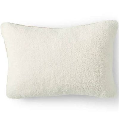 Ivory Knit/Fleece Pillow