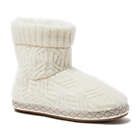 Women's Sherpa Lined Sweater Bootie Slippers