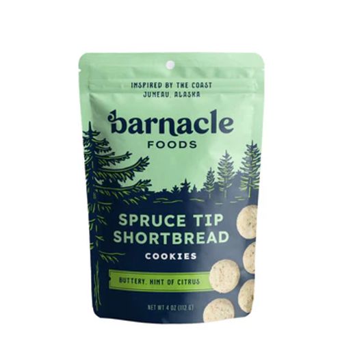 Barnacle Spruce Tip Shortbread Cookies