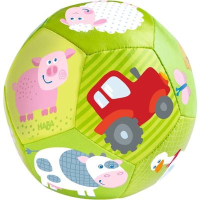 4.5” Soft Baby Ball – Farm-Themed Sensory Plush Ball