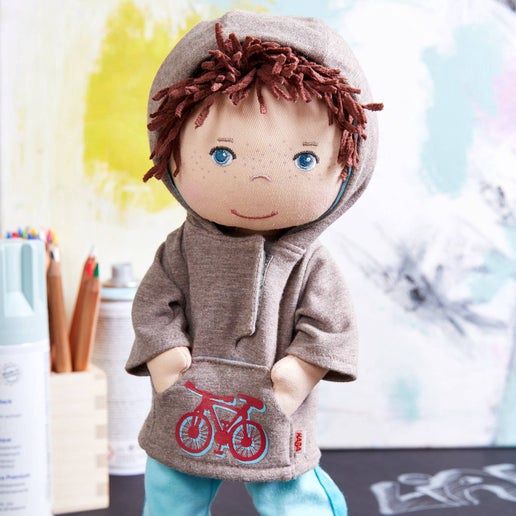 Doll Lian with Hoodie | 12&quot; Soft &amp; Cuddly Play Doll for Kids