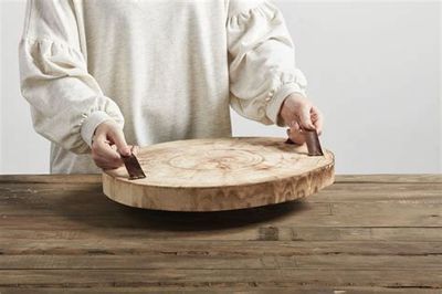 Wood Slice Tray