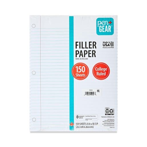 150ct Filler Paper College Ruled