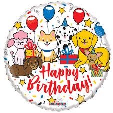Birthday Pets GB Foil Balloons