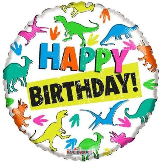 Happy Birthday Dinosaur 18"