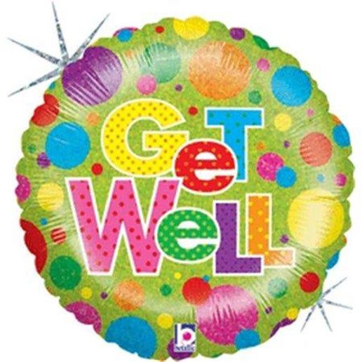Lots A Dots Get Well Flat Foil Balloon