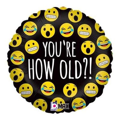 How Old Emoji Balloon