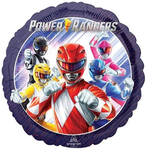 Power Rangers Round Foil Balloon