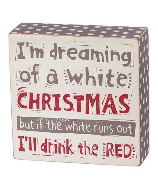 Box Sign - White Christmas