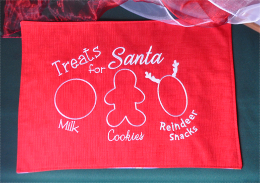 Christmas Eve Santa Mat