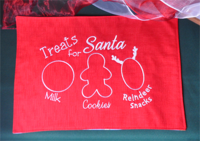 Christmas Eve Santa Mat