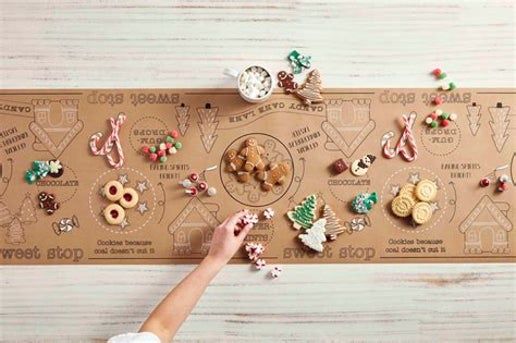 Holiday Sweet Kraft Table Runner