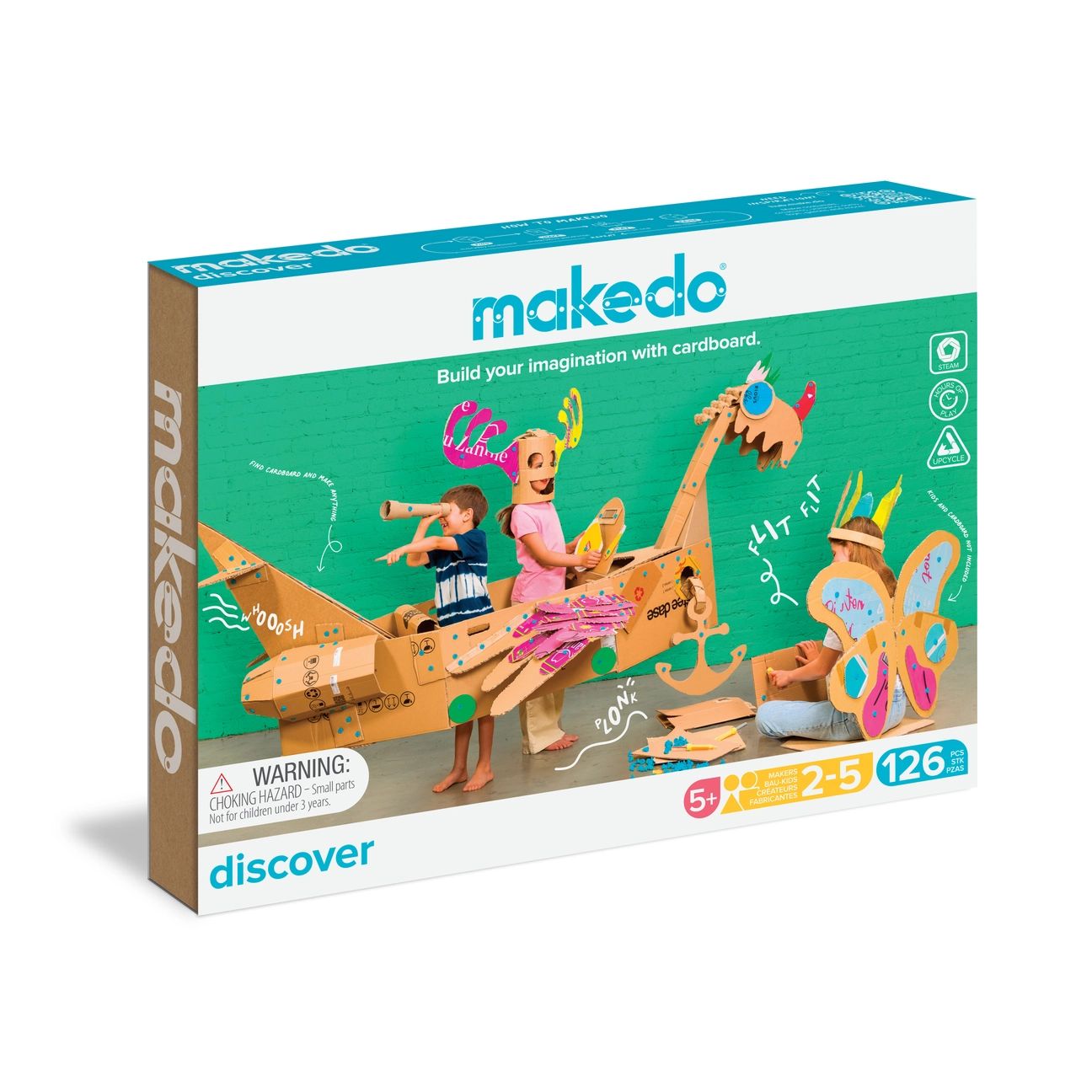 Makedo Discover Cardboard Construction Kit