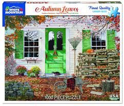 Autumn Leaves White Mountain 1000 pc Puzzle